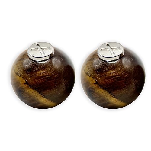 HOODIE CHARMS Gemstone Serie – Perlen aus Naturstein – elegantes und energiegeladenes Accessoire für Hoodie, Streetwear und Premium-Mode, 16 mm, Stein, Nicht zutreffend von HOODIE CHARMS