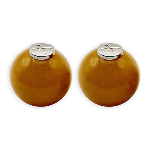 HOODIE CHARMS Gemstone Serie – Perlen aus Naturstein – elegantes und energiegeladenes Accessoire für Hoodie, Streetwear und Premium-Mode, 16 mm, Stein, Nicht zutreffend von HOODIE CHARMS