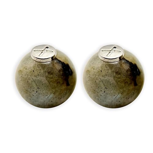 HOODIE CHARMS Gemstone Serie – Perlen aus Naturstein – elegantes und energiegeladenes Accessoire für Hoodie, Streetwear und Premium-Mode, 16 mm, Stein, Nicht zutreffend von HOODIE CHARMS