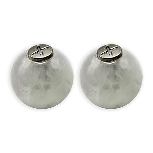 HOODIE CHARMS Gemstone Serie – Perlen aus Naturstein – elegantes und energiegeladenes Accessoire für Hoodie, Streetwear und Premium-Mode, 16 mm, Stein, Nicht zutreffend von HOODIE CHARMS
