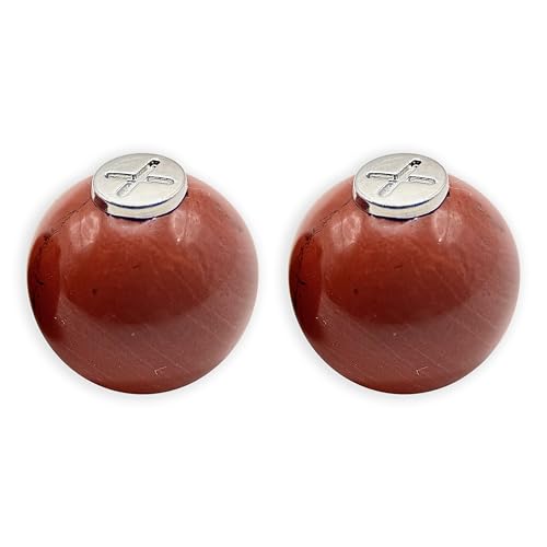 HOODIE CHARMS Gemstone Serie – Perlen aus Naturstein – elegantes und energiegeladenes Accessoire für Hoodie, Streetwear und Premium-Mode, 16 mm, Stein, Nicht zutreffend von HOODIE CHARMS