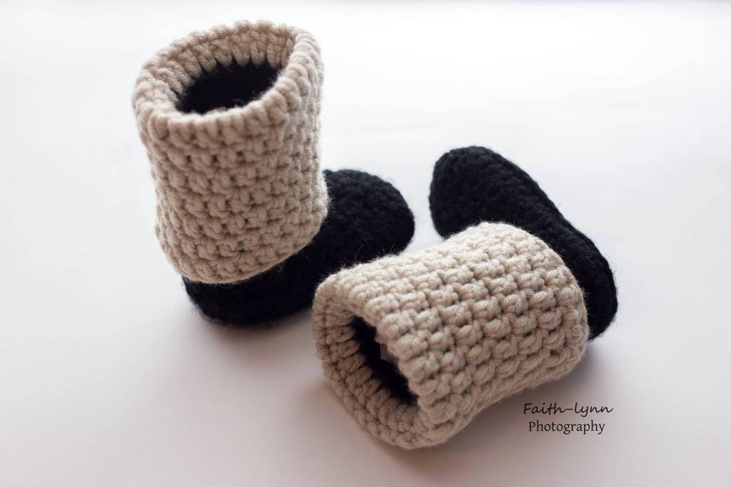 Babyschuhe, Baby-Mädchen-Geschenk-Ideen, Babyschuhe Für Mädchen, Baby Booties Jungen, Unisex Booties, Häkeln von HOOKEDonCrochetEMILY
