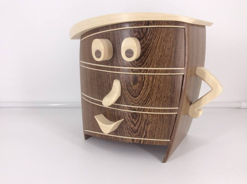 Funky Goofy Konfrontiert Schmuck-Box Mit 3 Schubladen, Ungewöhnliche Schmuck-Boxen, Schrulligen Schmuck-Box, Holz-Schmuck-Boxen Funky Goofy Konfrontiert Schmuck-Box Mit 3 Schubladen, Ungewöhnliche Schmuck-Boxen, Schrulligen Schmuck-Box, Holz-Schmuck-Boxen von HOOKYS