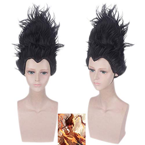 HOOLAZA Black Short Afro Flauschige Perücke 30Cm Ne Zha Ich bin das Schicksal Ne Zha Cosplay Perücke von HOOLAZA