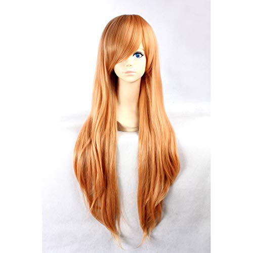 HOOLAZA Brown Lange Gerade Perücke Schwert Art Online AsunaYuuki für die Halloween Party Cosplay Perücken(EINWEG) von HOOLAZA