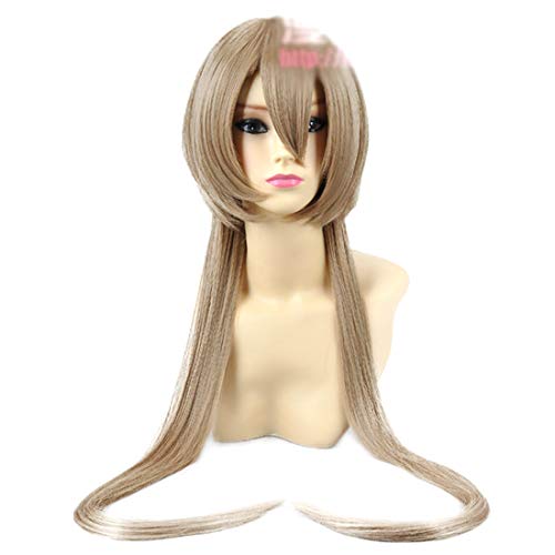HOOLAZA Flachs Lange geschichtete gerade Cosplay Perücke Sternenhimmel Yahisa Tsukiko Cosplay Perücke(EINWEG) von HOOLAZA