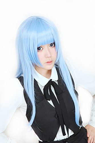HOOLAZA Hellblaue lange gerade Pony Cosplay Perücke Kurokos Basketball Kuroko Tetsuya Cosplay Perücke(EINWEG) von HOOLAZA