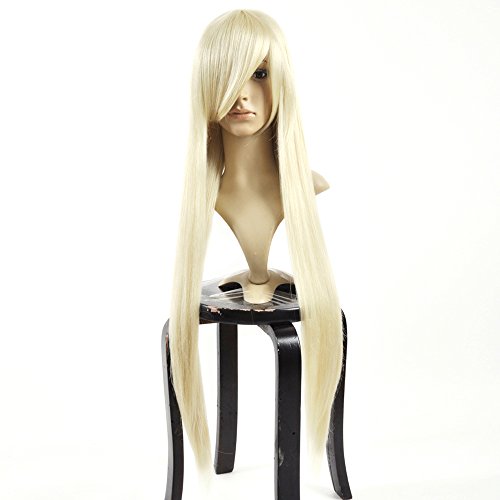 HOOLAZA Hellblonde Lange Gerade Cosplay Perücke Inu Boku SS Yukinokouji Nobara Cosplay Perücke(EINWEG) von HOOLAZA