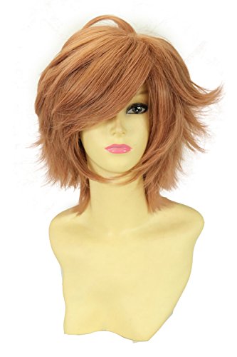 HOOLAZA Hellbraun Kurz Leicht Fluffy Tail Anti Warping Cosplay Perücke Brothers Conflict Cosplay Perücke(EINWEG) von HOOLAZA