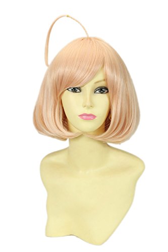 HOOLAZA Sakura Rosa Medium Gerade Pony Schwanz Anti Warping Cosplay Perücke Brüder Konflikt Asahina Wataru Cosplay Perücke(EINWEG) von HOOLAZA