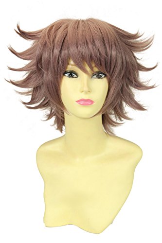 HOOLAZA Violet Kurze Flauschige Pony Schwanz Anti Warping Cosplay Perücke Brüder Konflikt Asahina Masaomi Cosplay Perücke(EINWEG) von HOOLAZA