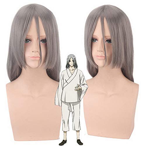 HOOLAZA graue lange gerade Perücke 100 cm der Ausgestoßene unter einer Person Zhang Ling Yu Cosplay Perücke von HOOLAZA