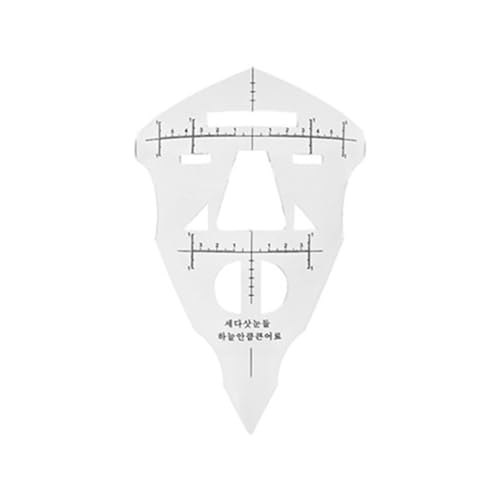 Augenbrauen Stempel Formungs Sets Augenbrauen Lineal Make Up Microblading Messformer Wiederverwendbare Augenbrauen Schablone Augenbrauen Formungs Vorlage von HOOLRZI