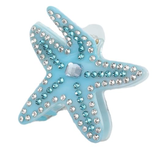 Bunte stilvolle Haarklammer mit Seesternen, Acetat, starker Halt, Haarspange für modische Frauen von HOOLRZI