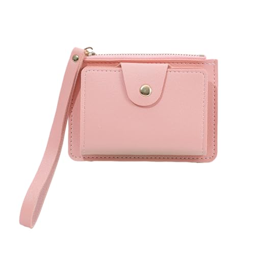 HOOLRZI Wristlet Wallet Wristlet Wallet Multi-Slot PU Kreditkarte Bankkartenhalter für Frauen Mädchen mit Handgelenkschlaufe Solid Color Coin Cash Purse von HOOLRZI