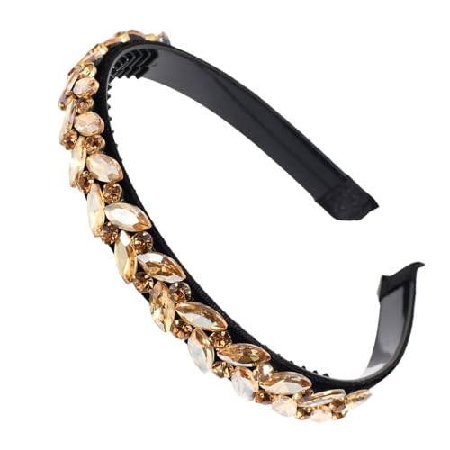 Luxuriöses Strass-Stirnband für Damen, Brautschmuck, Haarschmuck für Hochzeiten und Abschlussbälle von HOOLRZI