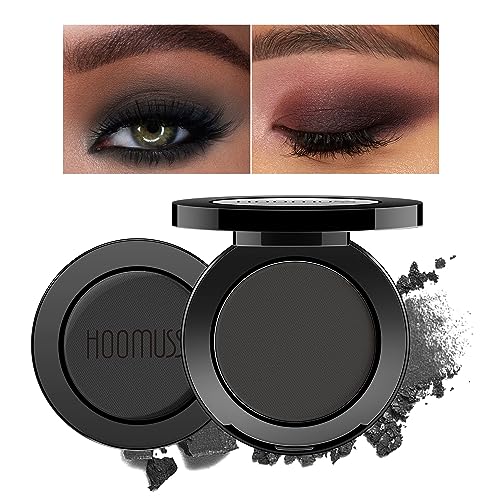 HOOMUSS Goth Eye Sahdow schwarzer Lidschatten, handgefertigt, Halloween-Make-up-Palette, hochpigmentiert und langanhaltend, intensive Farbe, matt schwarz HOOMUSS Goth Eye Sahdow schwarzer Lidschatten, handgefertigt, Halloween-Make-up-Palette, hochpigmentiert und langanhaltend, intensive Farbe, matt schwarz von HOOMUSS