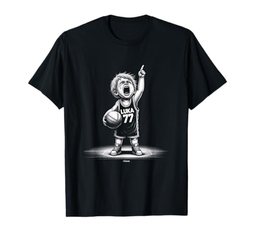 SCHREI BABY LUKA BÖSE UND WÜTEND AUF DICH T-Shirt von HOOPS by nowa. BASKETBALL MOTIVATION SPORT LUKA
