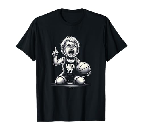 SCHREI BABY LUKA SITZT UND WEINT AUF DEM BASKETBALL PLATZ T-Shirt SCHREI BABY LUKA SITZT UND WEINT AUF DEM BASKETBALL PLATZ T-Shirt von HOOPS by nowa. BASKETBALL MOTIVATION SPORT LUKA