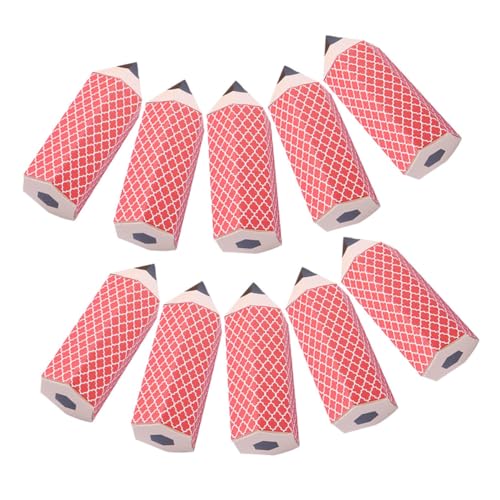 HOOTNEE 10 Verspielte Bonbonboxen Mit Bleistiftmotiv Snacks Und Süßigkeiten Praktische Aufbewahrungsboxen Aus Kunststoff Für Schule Und Party von HOOTNEE