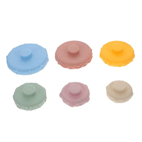 HOOTNEE 1Satz Stapelring für Farbenfrohes Kognitives Farberkennung und Motorischen Fähigkeiten Sicheres Material für Monate von HOOTNEE