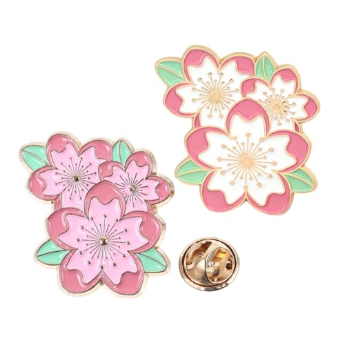 HOOTNEE 2 Stück Kirschblüte Brosche Kleid Brosche Clip Kragennadeln für Damen Brosche Hemdklammern Blumennadeln für Kleidung Frauen Reversnadeln Broschennadel Zinklegierung Rosa HOOTNEE 2 Stück Kirschblüte Brosche Kleid Brosche Clip Kragennadeln für Damen Brosche Hemdklammern Blumennadeln für Kleidung Frauen Reversnadeln Broschennadel Zinklegierung Rosa von HOOTNEE