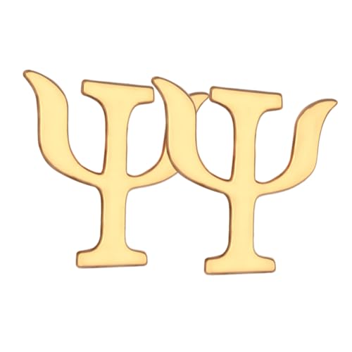 HOOTNEE 2 Stück Psychologie Broschen Anstecknadeln Retro Design aus Legierung für Kleidung und Hüte Kreative Modeaccessoires für Individualität und von HOOTNEE