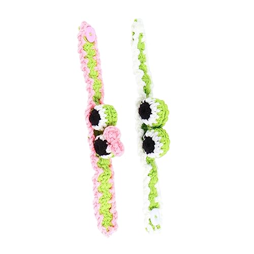 HOOTNEE 2 Stück Teiliges Kinderarmband aus Weicher Wolle Handgefertigt Atmungsaktiv und Sicher Niedliche Tiermotive Geschenk für Jungen und Mädchen zu Geburtstag Weihnachten und Festen von HOOTNEE