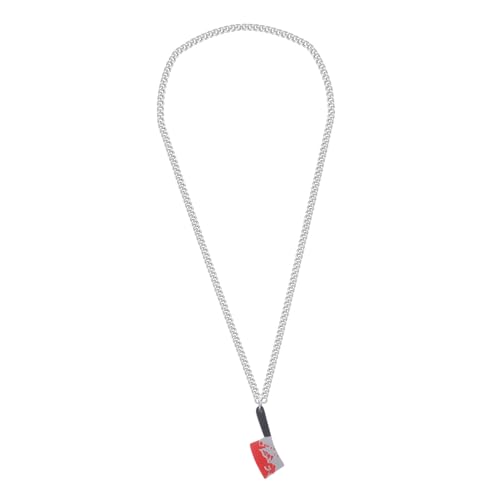 HOOTNEE Bloody Cutter Halskette Gothic Schmuck mit Realistischem Messer Anhänger Perfektes Accessoire für Halloween Partys Cosplay und Alltägliche Outfits Unisex für Männer und Jugendliche HOOTNEE Bloody Cutter Halskette Gothic Schmuck mit Realistischem Messer Anhänger Perfektes Accessoire für Halloween Partys Cosplay und Alltägliche Outfits Unisex für Männer und Jugendliche von HOOTNEE