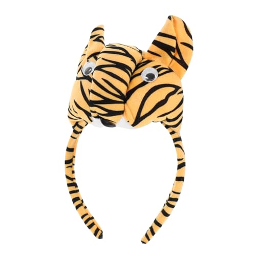 HOOTNEE Tier Ohr Kopfband Tiger Haarreif für Lustiges Tierkostüm für Bühnenaufführungen Karneval Halloween und Themenpartys Einzigartiges Design und Präzise Verarbeitung von HOOTNEE
