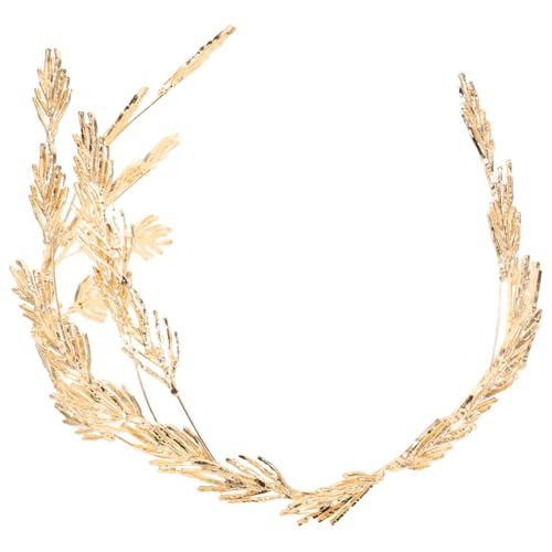 HOOTNEE Verstellbare Legierungs Leaf Krone für Frauen Vintage Haarschmuck mit Leichtem Robustem Metall Elegantes Design Einstellbar für Hochzeit Party Abschlussball Braut und von HOOTNEE