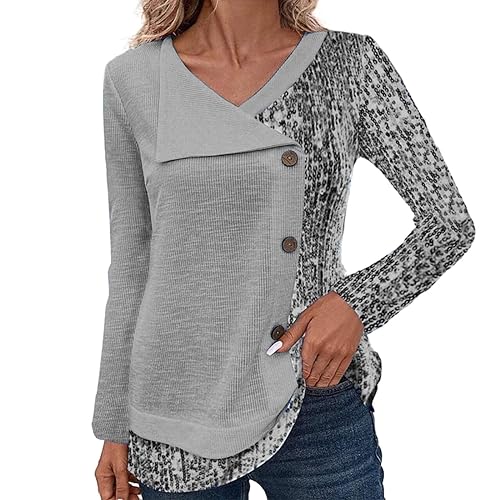 Angebote des Tages Sale Basic Tshirt Damen Weiss Only Oversize Shirt Damen Pullunder Damen Oversize Tshirt V Ausschnitt Damen Sport Thsirts Damen Chiffon Top Damen Meine Bestellung Sale von HOOUDO