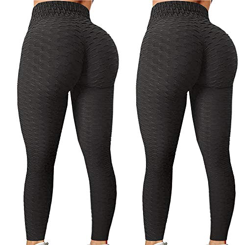 Cyber of Monday 2023 Leggings Pink Glänzend Stretchjeans Damen Deutsche Größen Sportleggings Damen High Waist Gefütterte Thermostrumpfhose Damen Sales Today Clearance Prime Only My Orders Placed von HOOUDO