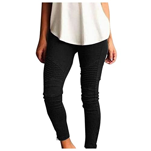HOOUDO Black of Friday 2023 Leggings Low Waist Damen Sportleggins Damen Baumwolle Capri Leggings Braun Dunkelgruene Leggings Damen Jeggings Jeans My Recent Orders Open Box Deals von HOOUDO