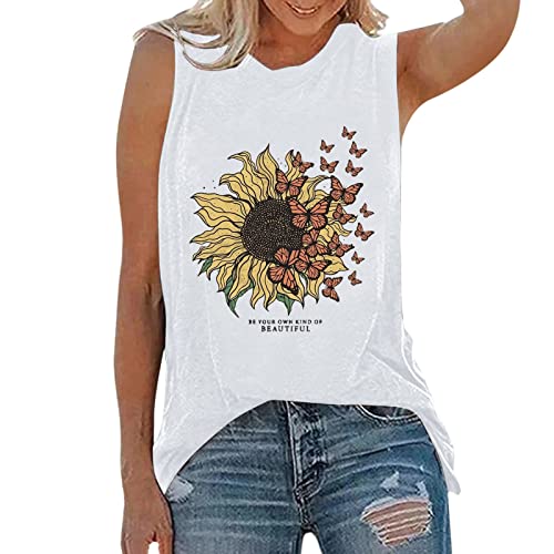 HOOUDO Outlet Angebote Sale Damen Ausgefallene Italienische Mode Tank Top Maedchen Kurz Leichte Lange Steppweste Damen Zwillingsherz Bluse Damen Festliches T Shirt Damen Meine Bestellungen Sale von HOOUDO
