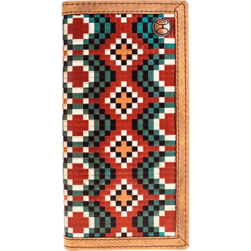 HOOEY Braun/Türkis, Takoda -- Tan/Aztec, Rodeo Wallet von HOOey