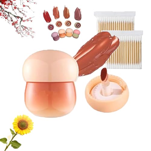 Blurring Pudding Pot Lip, Free Lip And Cheek Blurry Pudding Pot, Free Pudding Pot Lip, Free Blurry Pudding Pot Lip, Non-Sticky Glossy Tinted Lip Balm, Waterproof Lipstick Glowing Lips (D) von HOPASRISEE