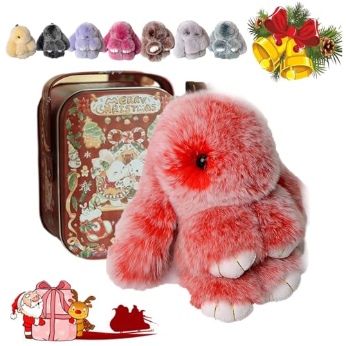 Bunny Lulu Keychain with Tin, Bunny Lulu Keychain, Bunnylulu Keychain, Bunnylulu Keychain with Box for (C) von HOPASRISEE