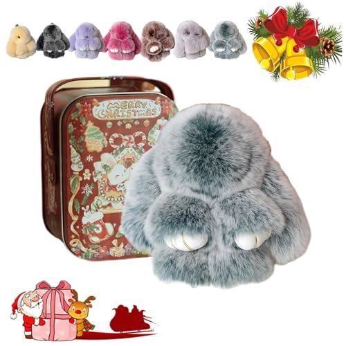 Bunny Lulu Keychain with Tin, Bunny Lulu Keychain, Bunnylulu Keychain, Bunnylulu Keychain with Box for (F) von HOPASRISEE