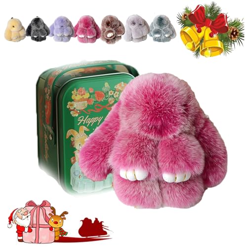 Bunny Lulu Keychain with Tin, Bunny Lulu Keychain, Bunnylulu Keychain, Bunnylulu Keychain with Box for (Green-J) von HOPASRISEE