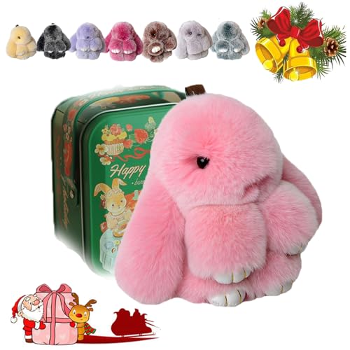 Bunny Lulu Keychain with Tin, Bunny Lulu Keychain, Bunnylulu Keychain, Bunnylulu Keychain with Box for (Green-M) von HOPASRISEE