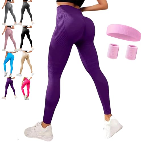 Cellumove 3D Leggings Definieren Sie Ihre Silhouette Mühelos Neu, Hochtaillierte Anti Cellulite Leggings, for Workout, Gym (H,S) von HOPASRISEE