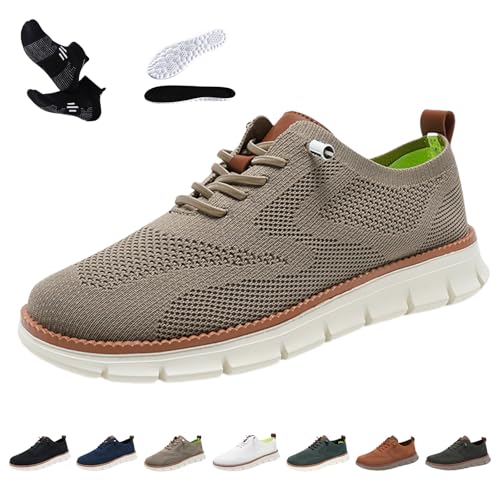HOPASRISEE Breeze Schuhe Herren, 2025 Neu Wearbreeze Schuhe Herren, Slip-on FußGewöLbeunterstüTzung Bequeme OrthopäDische Schuhes füR Den TäGlichen Gebrauch, Atmungsaktiv und rutschfest(Khaki,48) HOPASRISEE Breeze Schuhe Herren, 2025 Neu Wearbreeze Schuhe Herren, Slip-on FußGewöLbeunterstüTzung Bequeme OrthopäDische Schuhes füR Den TäGlichen Gebrauch, Atmungsaktiv und rutschfest(Khaki,48) von HOPASRISEE