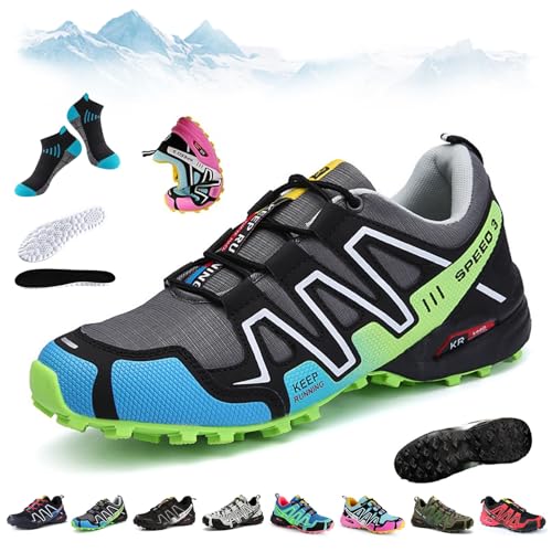 HOPASRISEE OrthoBalance - Orthopädische Schmerzlindernde Laufschuhe, Speed 3 Wanderschuhe, Bergxperten OrthopäDische Schuhe, Atmungsaktive, rutschfeste, FüR Wandern Und Spazierengehen(C,42) von HOPASRISEE