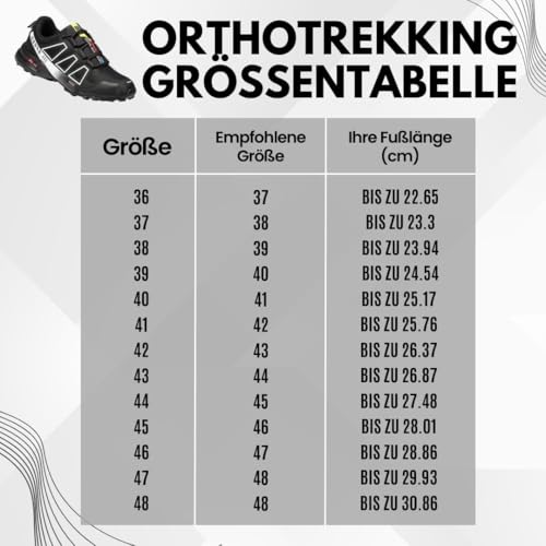 HOPASRISEE OrthoBalance - Orthopädische Schmerzlindernde Laufschuhe, Speed 3 Wanderschuhe, Bergxperten OrthopäDische Schuhe, Atmungsaktive, rutschfeste, FüR Wandern Und Spazierengehen(F,38) von HOPASRISEE