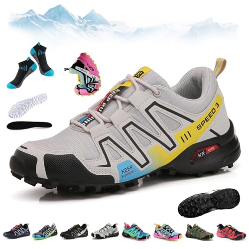 HOPASRISEE OrthoBalance - Orthopädische Schmerzlindernde Laufschuhe, Speed 3 Wanderschuhe, Bergxperten OrthopäDische Schuhe, Atmungsaktive, rutschfeste, FüR Wandern Und Spazierengehen(I,37) von HOPASRISEE
