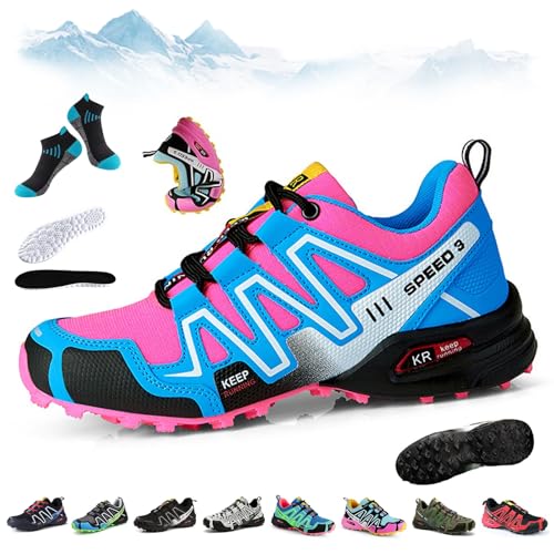 HOPASRISEE OrthoBalance - Orthopädische Schmerzlindernde Laufschuhe, Speed 3 Wanderschuhe, Bergxperten OrthopäDische Schuhe, Atmungsaktive, rutschfeste, FüR Wandern Und Spazierengehen(L,37) von HOPASRISEE