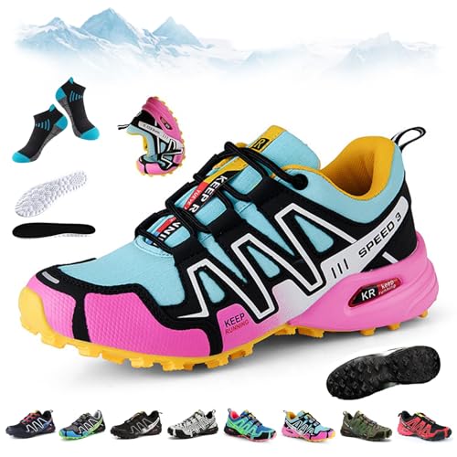 HOPASRISEE OrthoBalance - Orthopädische Schmerzlindernde Laufschuhe, Speed 3 Wanderschuhe, Bergxperten OrthopäDische Schuhe, Atmungsaktive, rutschfeste, FüR Wandern Und Spazierengehen(O,38) von HOPASRISEE