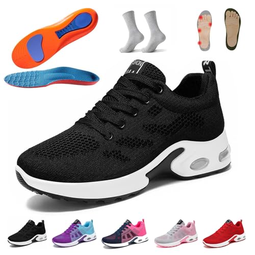 HOPASRISEE Orthocare Schuhe Damen, Unisex Atmungsaktiv Und Weich Orthocare - Ergonomische Schmerzlinderungs-Schuhe, Bergexperten OrthopäDische Schuhes Damen Herren FüR Mehr Bewegung(F,40EU) von HOPASRISEE