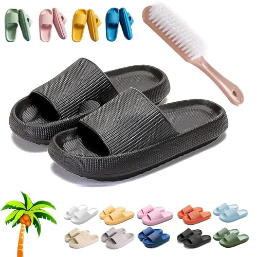 HOPASRISEE Orthoslipper - Das Original Für Maxirnalen Komfort, Orthoslipper Damen Herren, Orthoslipper Original Bergxperten (black,44-45) von HOPASRISEE